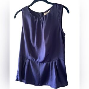 Women’s, size 6, Banana Republic, midnight blue, sleeveless blouse
